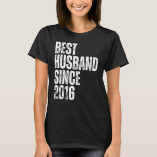 Camiseta Mens Melhor Marido Desde Anniv Casamento vintage 2
