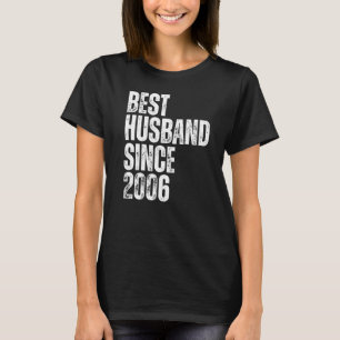 Camiseta Mens Melhor Marido Desde Anniv Casamento vintage 2