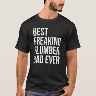 Camiseta Mens - Melhor Pai de canalizador de asas já Legal