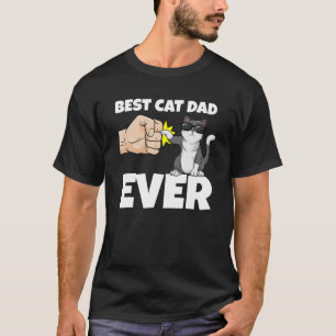 Camiseta Mens Melhor Pai De Gato Alguma Vez Kitten Meia Pai