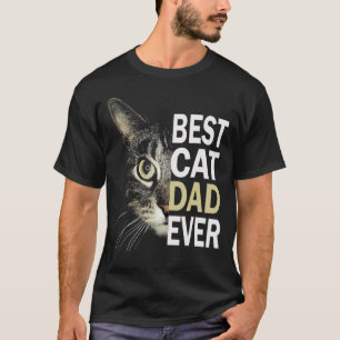 Camiseta Mens Melhor Pai De Gato Pais Pais De Gatos