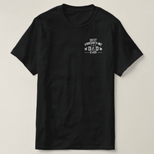 Camiseta Mens MELHOR PAI FRENCHIE NUNCA O Bulldog Francês 