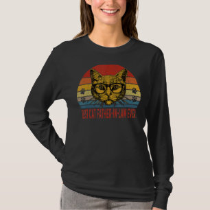 Camiseta Mens Melhor Pai Gato De Lei Alguma Vez Vintage Gor