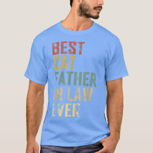 Camiseta Mens Melhor Pai Gato De Lei Cada Vez Engraçado Gor