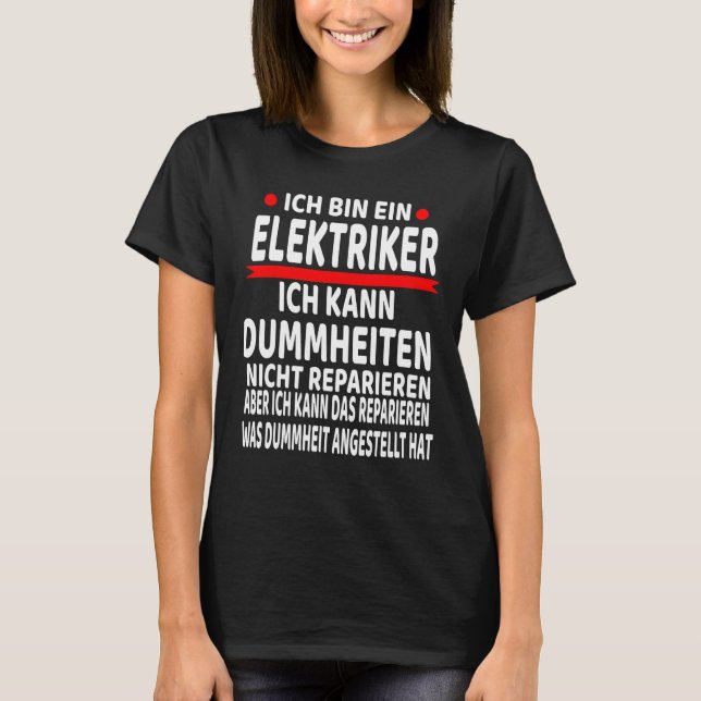 Camiseta Mens Men s Electricians Humour  Saying Electrician (Frente)