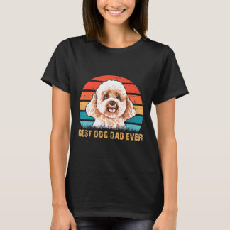 Camiseta Mens Mens Cita O Melhor Pai De Cão Alguma Vez Pood