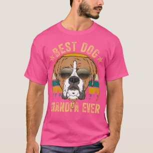 Camiseta Mens Mens Melhor Dia de os pais Vovô Nunca Boxer