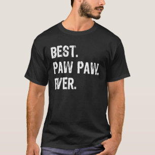 Camiseta Mens Mens Melhor Pawpaw Do Vovô Paw