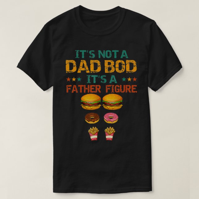 Camiseta Mens Mens Não é um Bacalhau Pai É uma figura pater (Frente do Design)