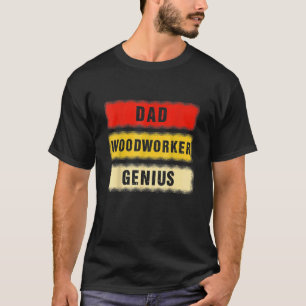 Camiseta Mens Mens Pai De Madeira Pai Vintage Woodworker G