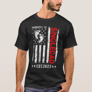 Camiseta Mens Mens Promovidos A Singledad 2023 Bandeira Ame