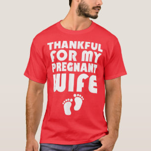 Camiseta Mens Merchpole Agradecido Pelo Meu Obrigado Grávid