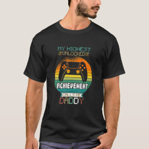 Camiseta Mens Meu Alcance Mais Alto Desbloqueado Me Chama D