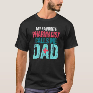 Camiseta Mens Meu Farmacêutico Favorito Me Chama De Farmáci