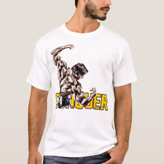 Camiseta Mens Meu Favorito Arnold Schwarzenegger Conquer Bl