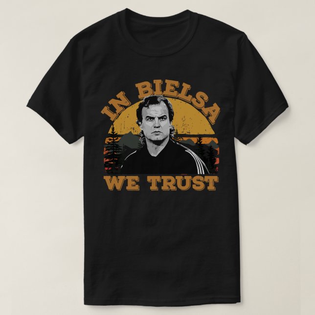 Camiseta Mens Meu Favorito Em Marcelo Bielsa Confiamos (Frente do Design)