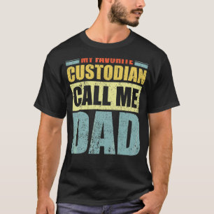 Camiseta Mens Meu Guardião Favorito Me Chama de Pai Pai