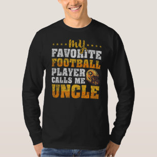 Camiseta Mens Meu Jogador De Futebol Favorito Me Chama De T