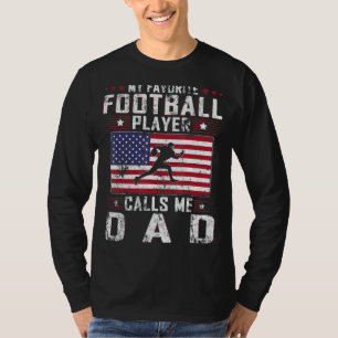 Camiseta Mens Meu Jogador De Futebol Favorito Me Chama Fath