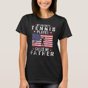 Camiseta Mens Meu Jogador De Tênis Favorito Me Chama De Gor