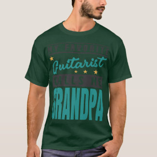 Camiseta Mens Meu Jogador De Violão Favorito Me Chama De Av