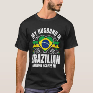 Camiseta Mens Meu Marido É Patrimônio Herança do Orgulho Br