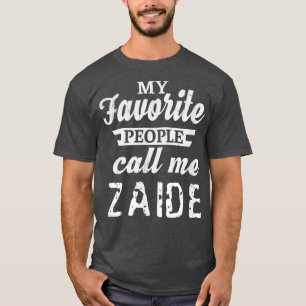 Camiseta Mens Meu Nome Favorito É Zaide Jewish Gran
