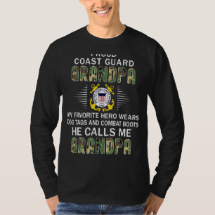 Camiseta Mens Meu Visto Herói Favorito Combate Boots Orgulh