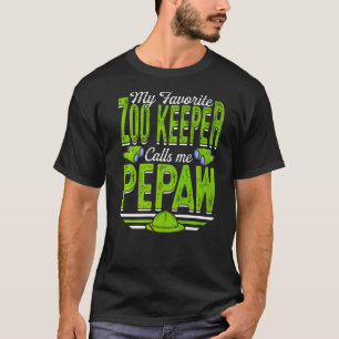 Camiseta Mens Meu Zoo Favorito Me Chama De Animais De Papoi