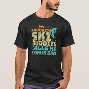 Camiseta Mens Meus Amigos De Esqui Favoritos Me Chamam De E