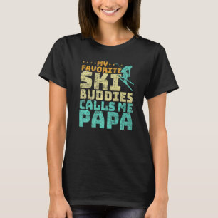 Camiseta Mens Meus Amigos De Esqui Favoritos Me Chamam De E