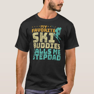 Camiseta Mens Meus Amigos De Esqui Favoritos Me Chamam De S