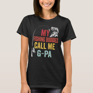 Camiseta Mens Meus Amigos De Pesca Favoritos Me Chamam De P