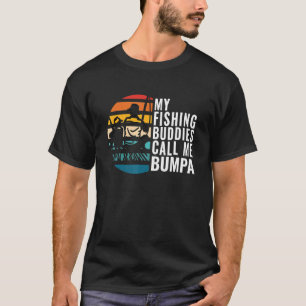 Camiseta Mens Meus Amigos De Pesca Me Chamam De Pescador Bu