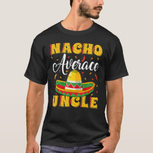 Camiseta Mens Mexicanos Sombrero Hat Nacho Média Tio Fath