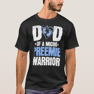 Camiseta Mens Micro Preemie Nicu Enfermeiro Pré-Termo Aware