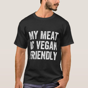 Camiseta Mens Minha Carne É Um Humor Adulto Amigão E Amigáv