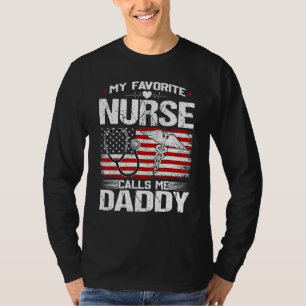 Camiseta Mens Minha Enfermeira Favorita Me Chama De Enferme
