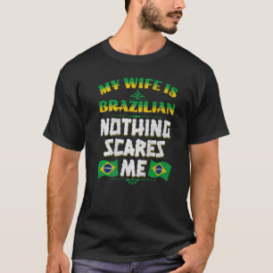 Camiseta Mens Minha Esposa É Patrimônio Brasileiro Raízes F