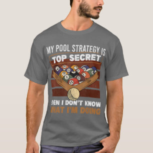 Camiseta Mens Minha Estratégia De Piscina É A Maior Lista S