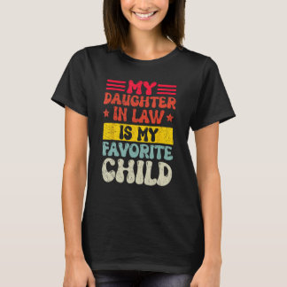 Camiseta Mens Minha Filha De Direito É Minha Filha Favorita
