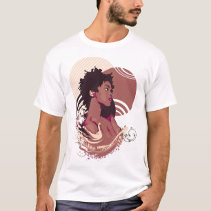 Camiseta Mens Minha Música Rock Favorita Lauryn Hill Me Mat