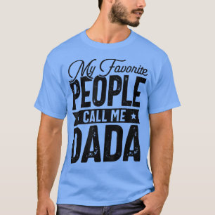 Camiseta Mens Minhas Pessoas Favoritas Me Chamam Dada Vovô
