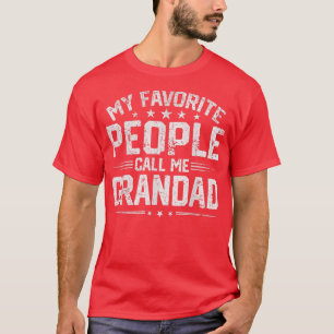 Camiseta Mens Minhas Pessoas Favoritas Me Chamam De Avô Eng