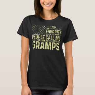 Camiseta Mens Minhas Pessoas Favoritas Me Chamam De Gramps