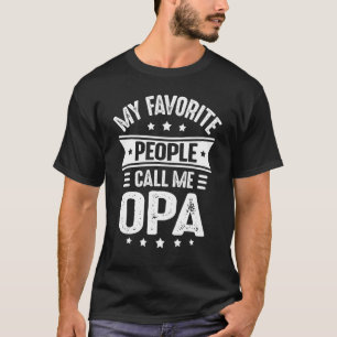 Camiseta Mens Minhas Pessoas Favoritas Me Chamam de Opa Men