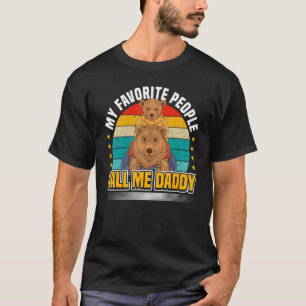 Camiseta Mens Minhas Pessoas Favoritas Me Chamam De Pai Pap