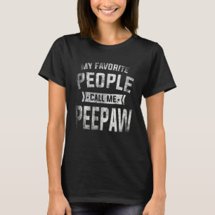 Camiseta Mens Minhas Pessoas Favoritas Me Chamam De Pais Pe