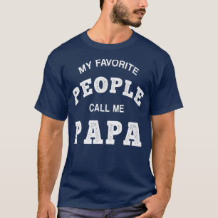 Camiseta Mens Minhas Pessoas Favoritas Me Chamam Papai Engr
