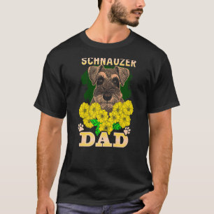 Camiseta Mens Miniatura Schnauzer Cães Mens Schnauzer Cão D